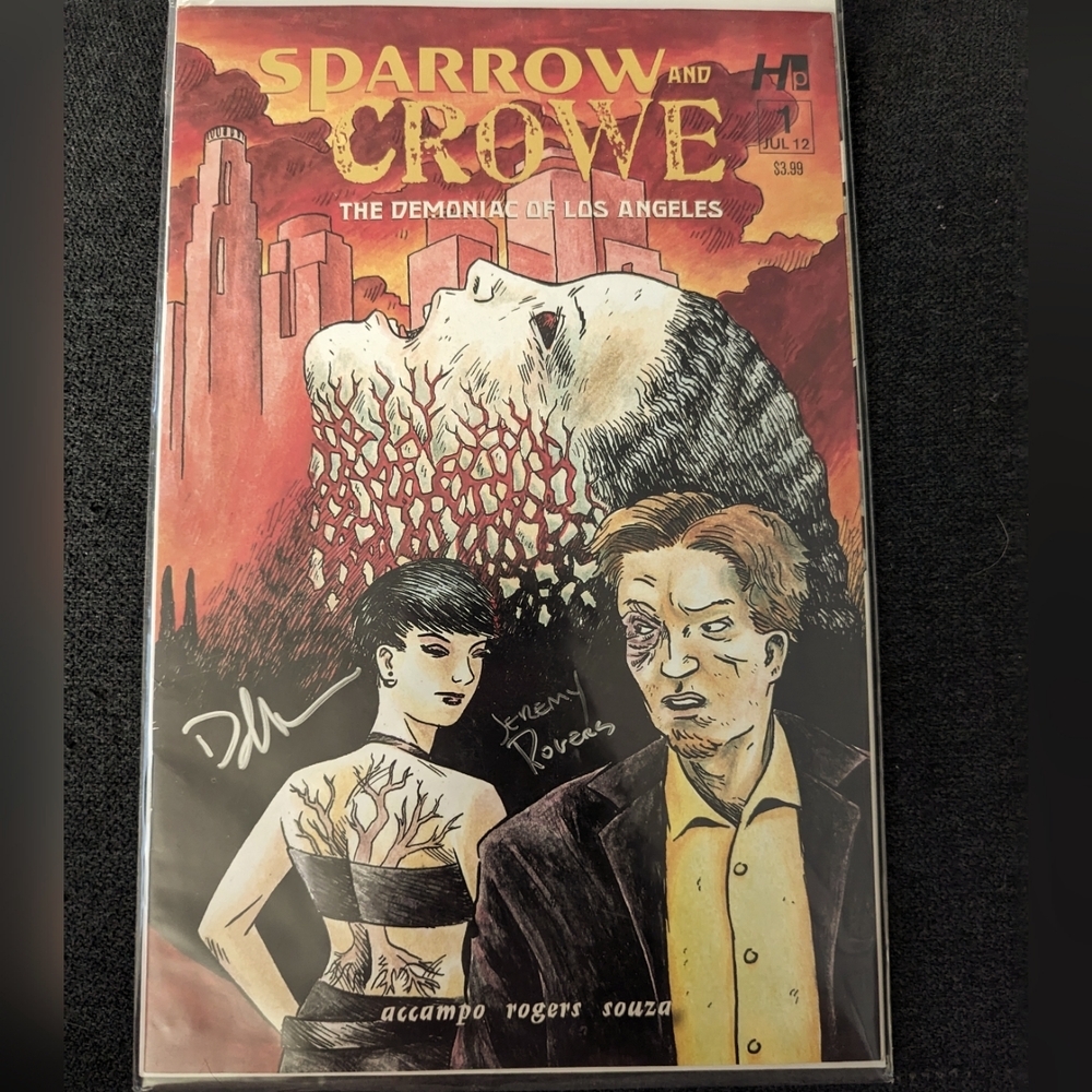 Sparrow and Crowe Issue 1 Comic Autographed!